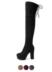 Fabiana Women's Platform Over the Knee Boots