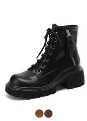 Macri Women's Lace-Up Fall Round Toe Boots
