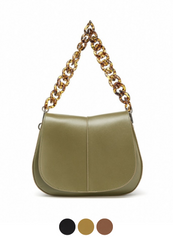 Loren Women's Leather Handbag With Chain