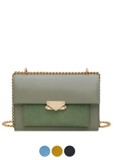 Haman Women's Crossbody Bag with Leather Chains