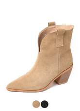 Claret Women's Pointed Toe Boots