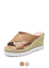 Rachel Women's Wedges Waterproof Comfortable Leather Sandal