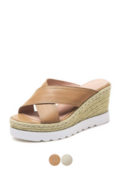 Rachel Women's Wedges Waterproof Comfortable Leather Sandal