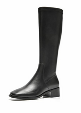 Kumail Women's Leather Knee High Boots