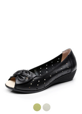 Lennys Women's Butterfly Knot Wedge Sandal