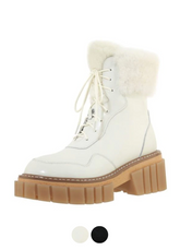 Caruso Women's Fur Warm Leather Boots