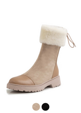 Cuper Women's Round Toe Snow Boots