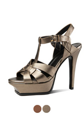 Lucy Women's Leather High Heels