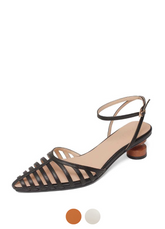 Hensel Women's Leather Black Sandal