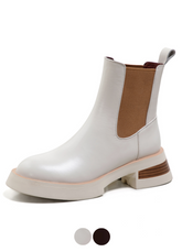 Macarena Women's Leather Chelsea Full Boots