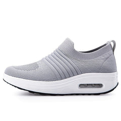 Gofit Women's Flat with Platform Mesh Walking Shoes