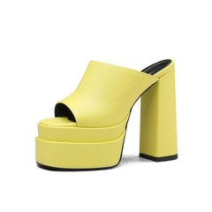 Abata Women's High Heel Platform Sandal