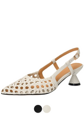 Aimee Women's Hollow Leather Elegant Sandals