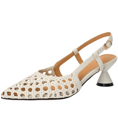 Aimee Women's Hollow Leather Elegant Sandals