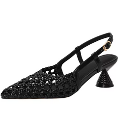 Aimee Women's Hollow Leather Elegant Sandals