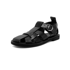 Alicia Women's Leather Flats Sandals