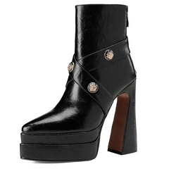 Alixa Women's Warm Platform Ankle Boots