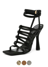 Amara Women's Thin High Heel Ankle Strap Sandals