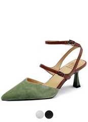 Antonia Women's Leather Slingbacks Sandals