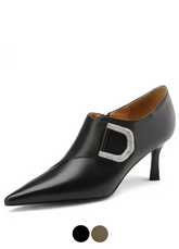 Ariana Women's Leather Pointed Toe Classic Pumps