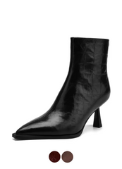 Belen Women's High Heels Leather Ankle Boots