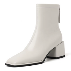 Betty Women's Ankle Square High Heels Boots