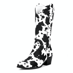 Darana Women's Slip-On Mid Calf Western Boots