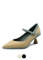 Delia Women's Leather Dress Pumps