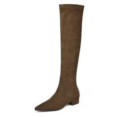 Eladia Women's Suede Thigh High Boots