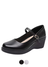 Elaine Women's Ankle Strap Wedges Pumps