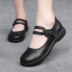 Elida Women's Leather Flats Loafer