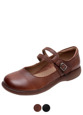 Elida Women's Leather Flats Loafer