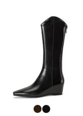 Elma Women's Leather Knee High Boots