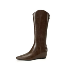 Elma Women's Leather Knee High Boots