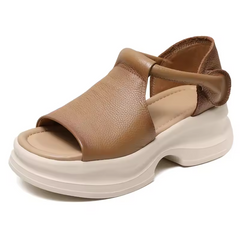 Eloisa Women's Hook & Loop Leather Sandals