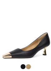 Eloisa Women's Metal Pointed Elegant Pumps
