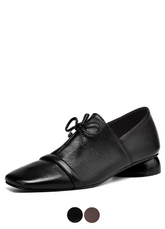 Elsi Women's Leather Square Toe Loafers