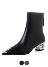 Esnevi Women's Pointed Toe Boots