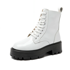 Frager Women's Leather Patent Boots