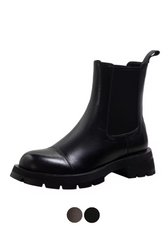 Gamary Women's Leather Chelsea Boots