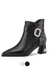Hollyn Women's Dress Buckle Ankle Boots