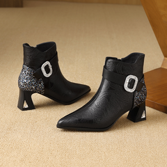 Hollyn Women's Dress Buckle Ankle Boots