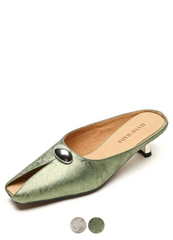 Iza Women's Open Toe Vintage Mules