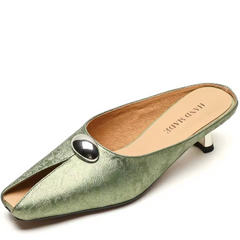 Iza Women's Open Toe Vintage Mules