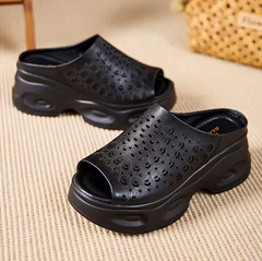 Karla Women's Leather Wedges