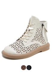 Libia Women's Breathable Flat Ankle Boots