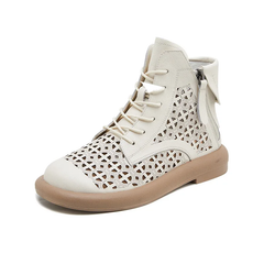 Libia Women's Breathable Flat Ankle Boots