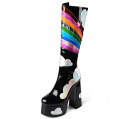 Lilia Women's Platform Knee High Boots