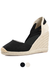 Lina Women's Wedge Lace-Up Sandals