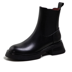 Macarena Women's Leather Chelsea Full Boots